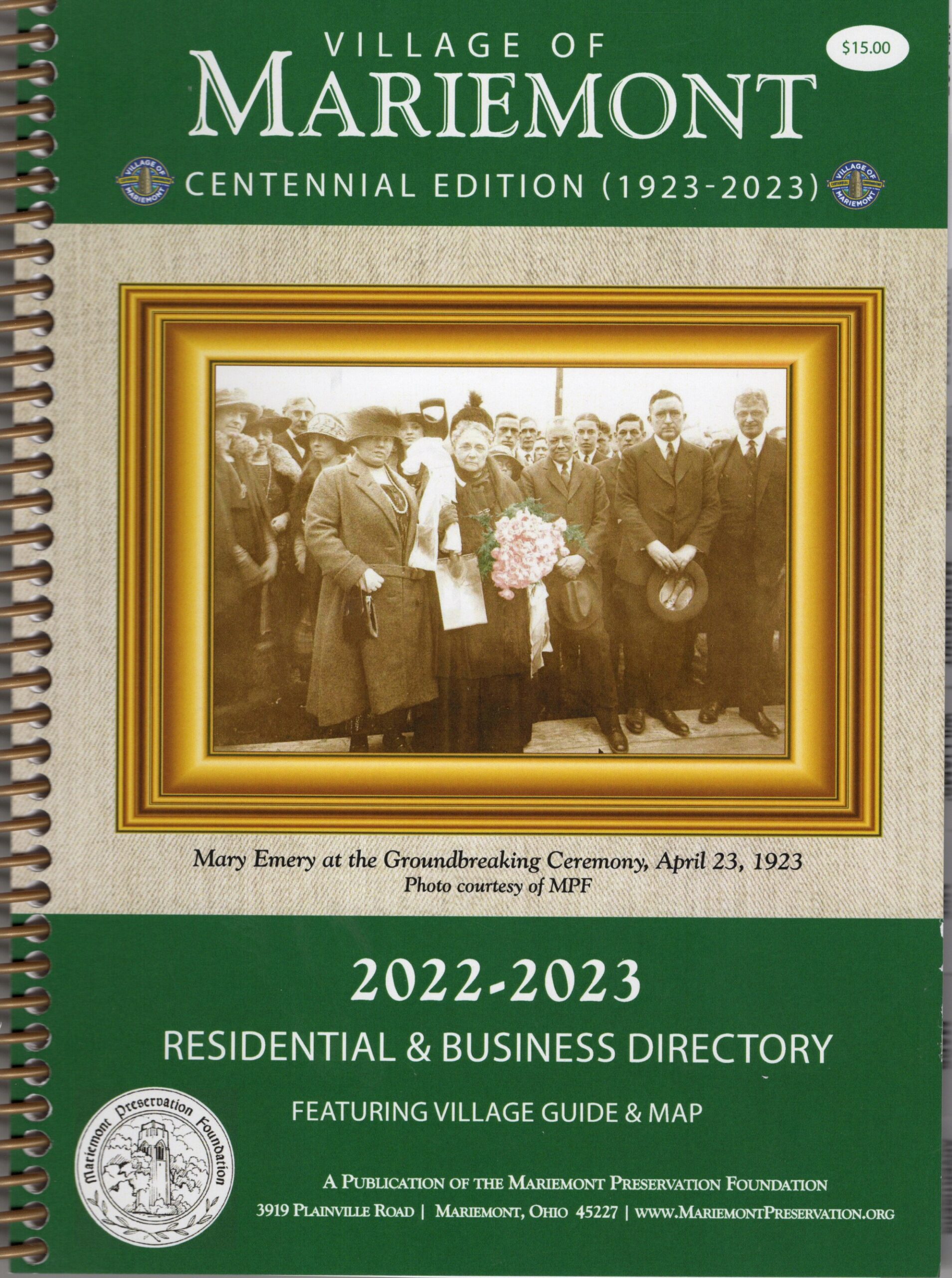 2022-2023 Mariemont Directory Cover